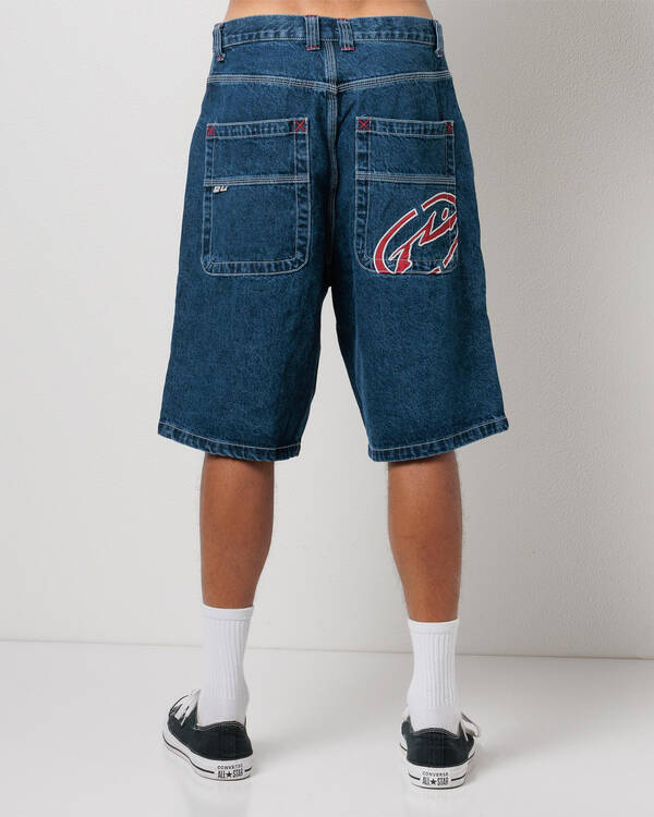 Rusty Turbo Baggy Denim Shorts for Mens