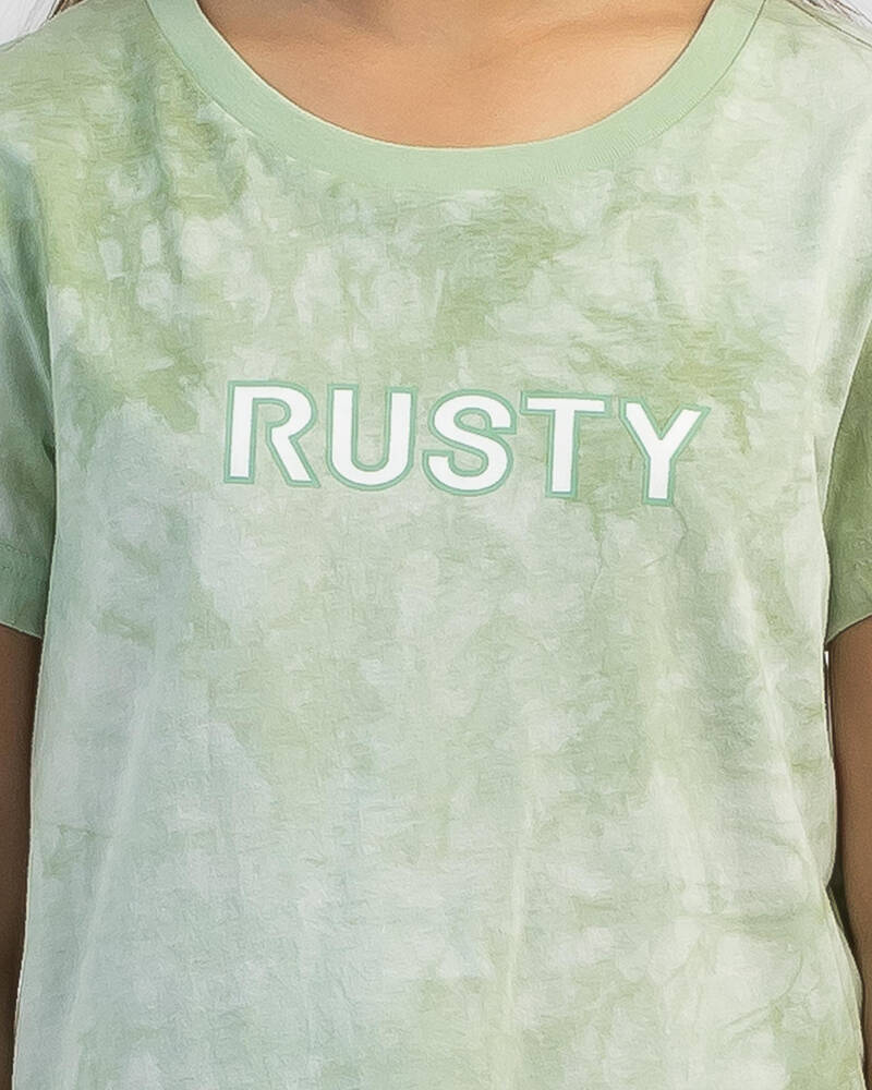 Rusty Girls' Tide Eye Cropped T-Shirt for Womens