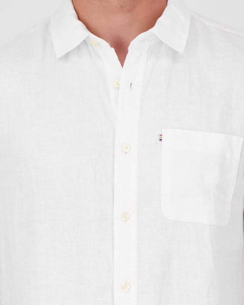 Academy Brand Hampton Linen Short Sleeve Shirt for Mens