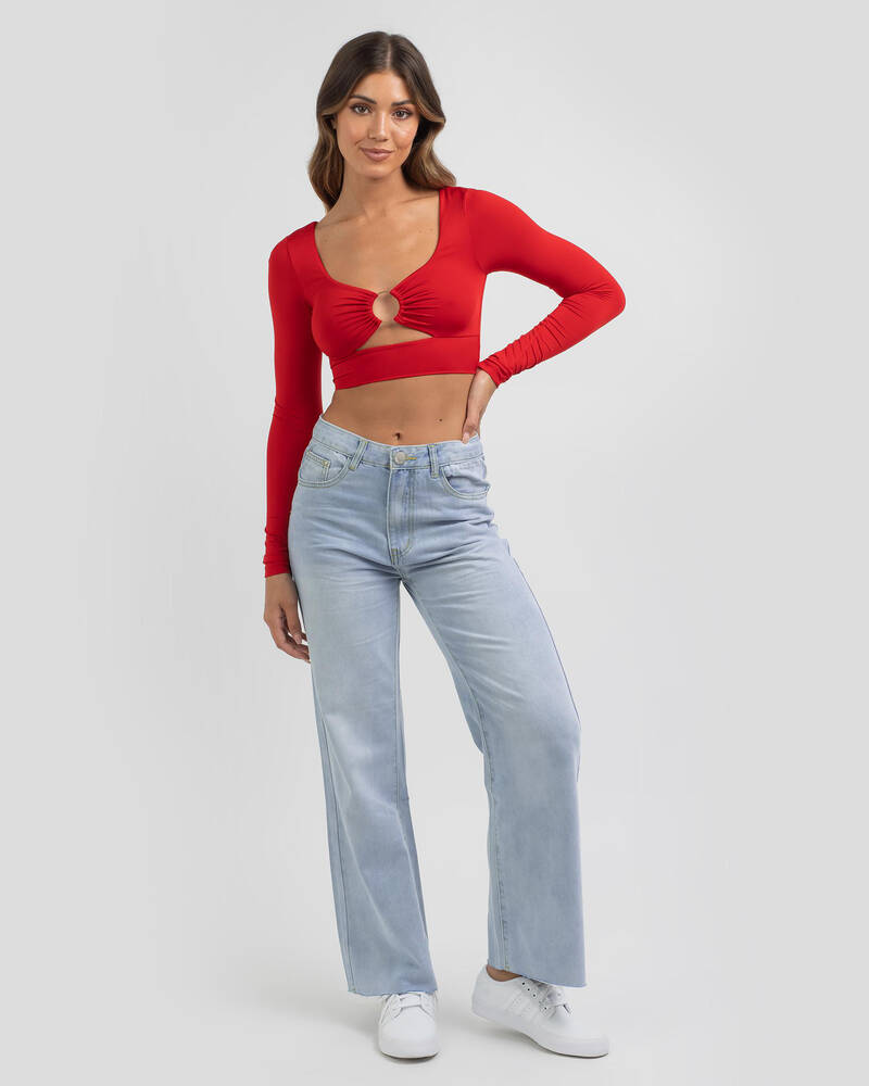 Shop Ava And Ever Miya Top In Red - Fast Shipping & Easy Returns - City ...