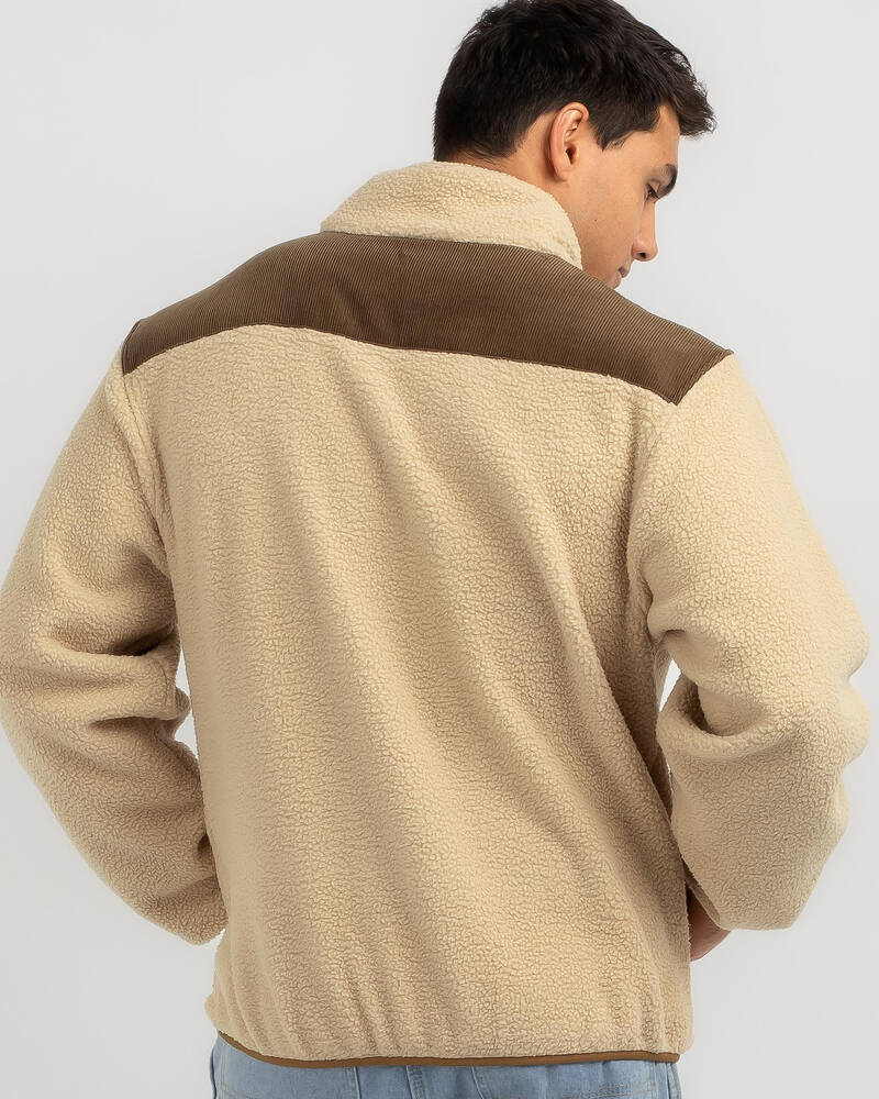 Rhythm Tamas Half Zip Pull Over Fleece for Mens