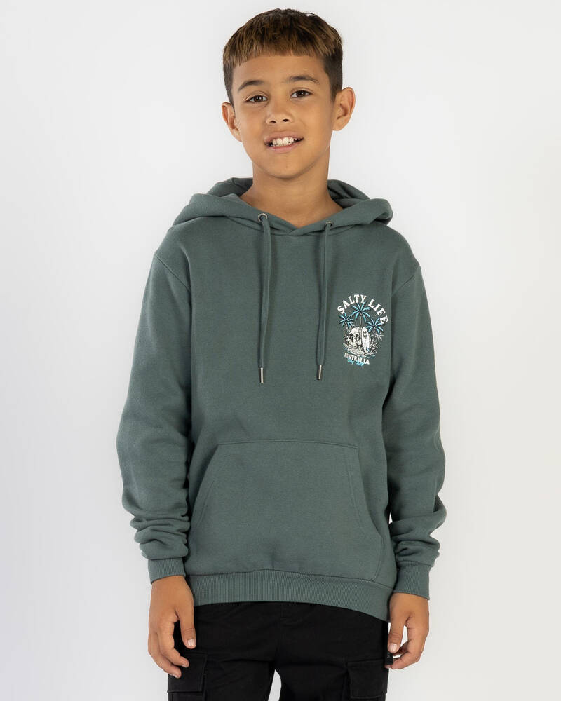 Salty Life Boys' Island's Edge Hoodie for Mens