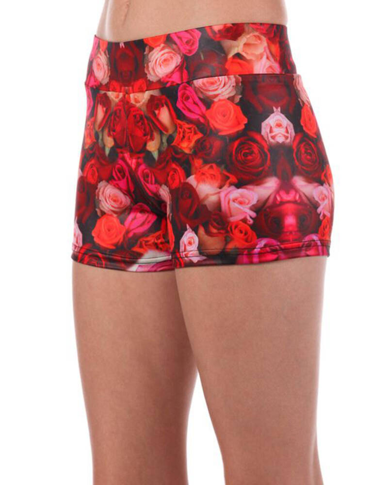 BAMBAM Coco Roses Disco Shorts for Womens