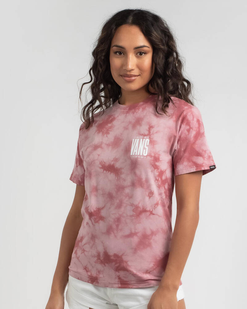 Vans Tall Type Tie Dye T-Shirt for Womens