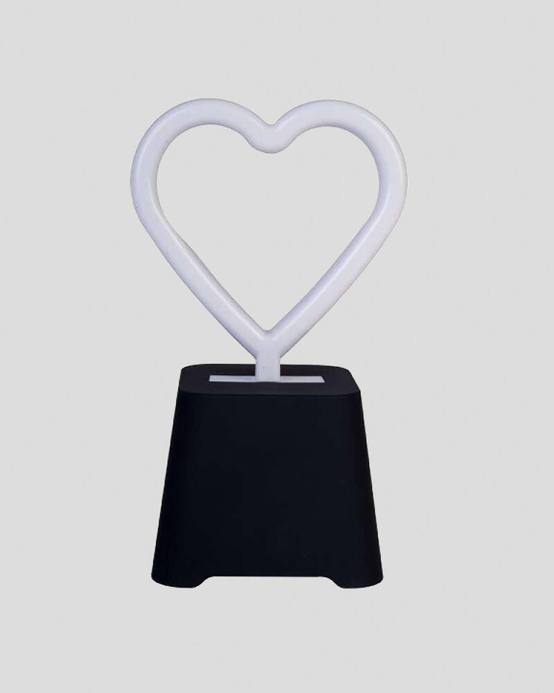 Get It Now Heart Neon Light Speaker for Unisex