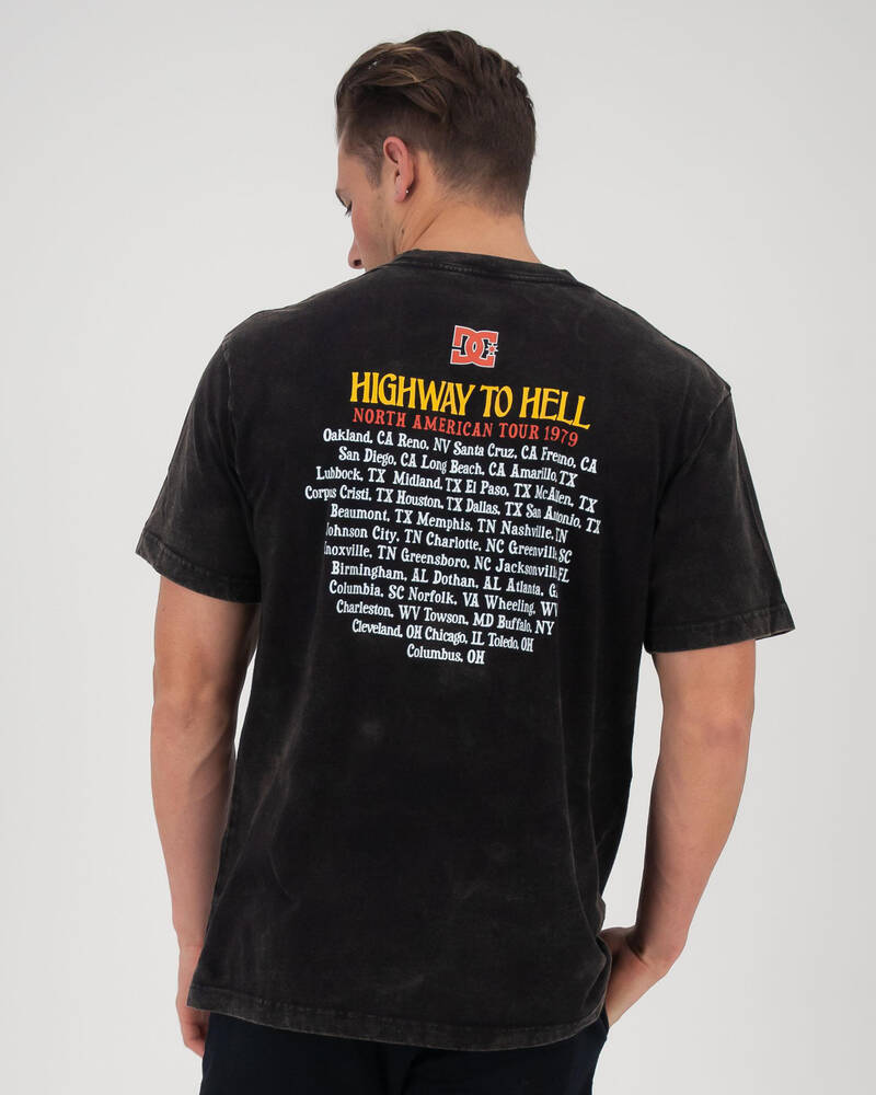 DC Shoes ACDC Highway To Hell T-Shirt for Mens