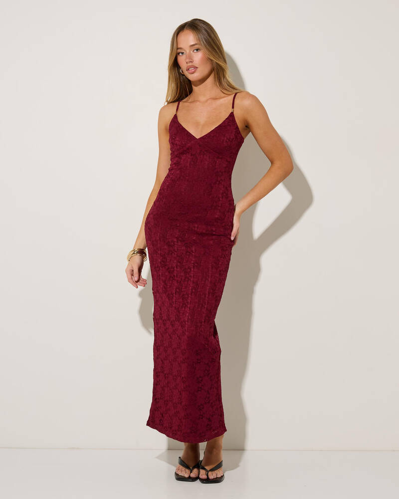 Mooloola Meli French Lace Maxi Dress for Womens
