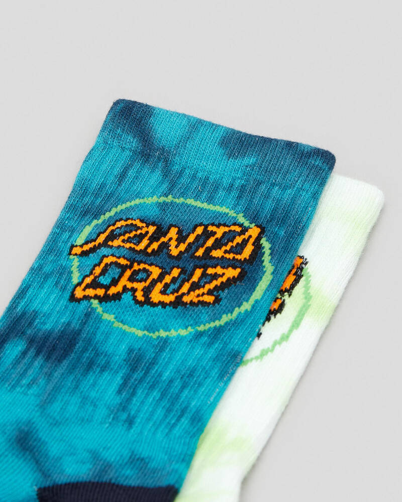 Santa Cruz Toxic Tie Dye Socks for Mens