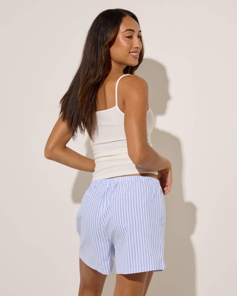 Malibu Lounge Boyfriend Long Boxer Short for Womens