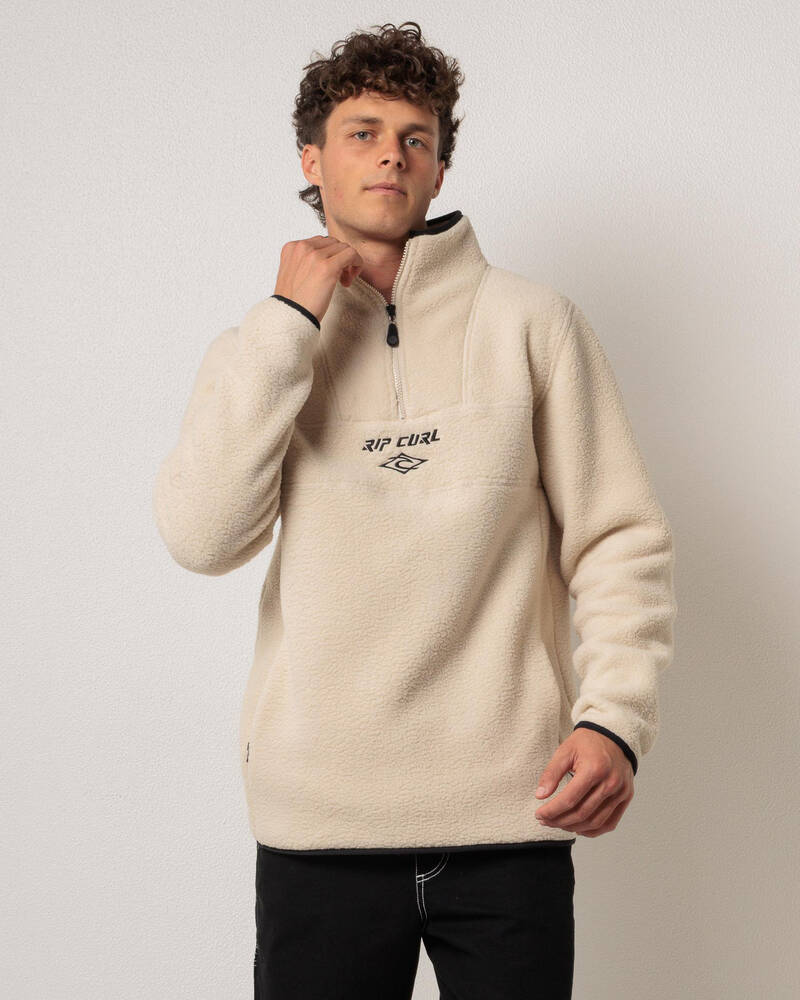 Rip Curl Bells Polar Fleece Pullover Sweatshirt for Mens