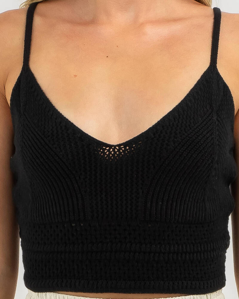 Mooloola Menorca Crochet Crop Top for Womens