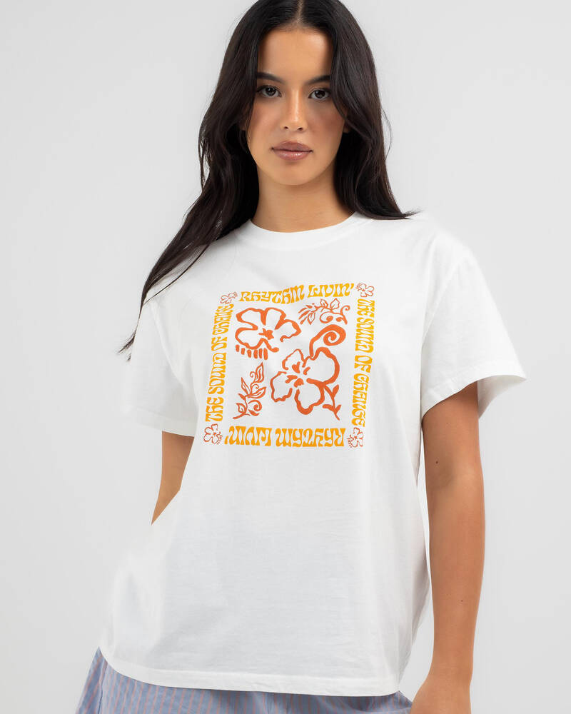 Rhythm Islander Band T-Shirt for Womens