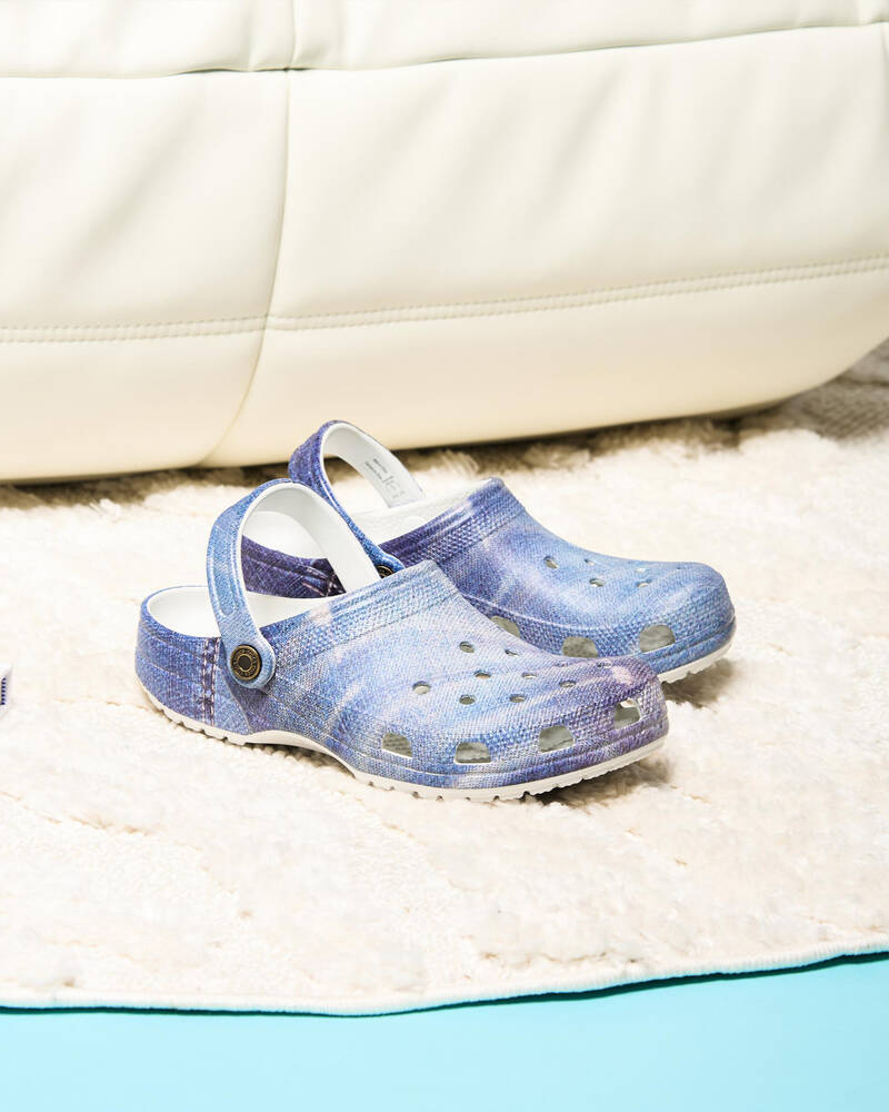 Crocs Classic Denim Clogs for Unisex