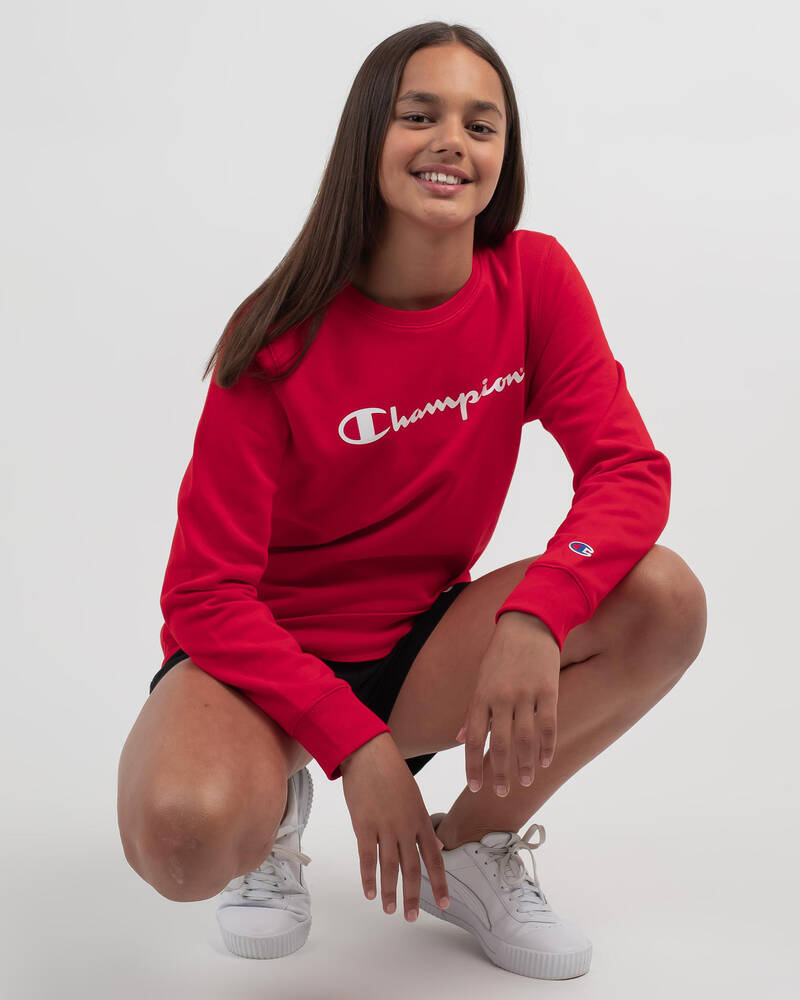 Champion Girls' Logo Sweatshirt for Womens