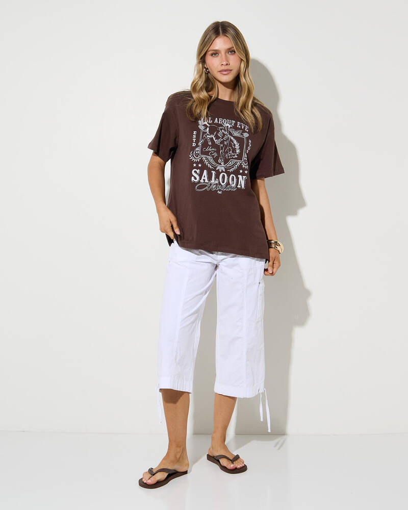 All About Eve Saloon Relaxed T-Shirt for Womens