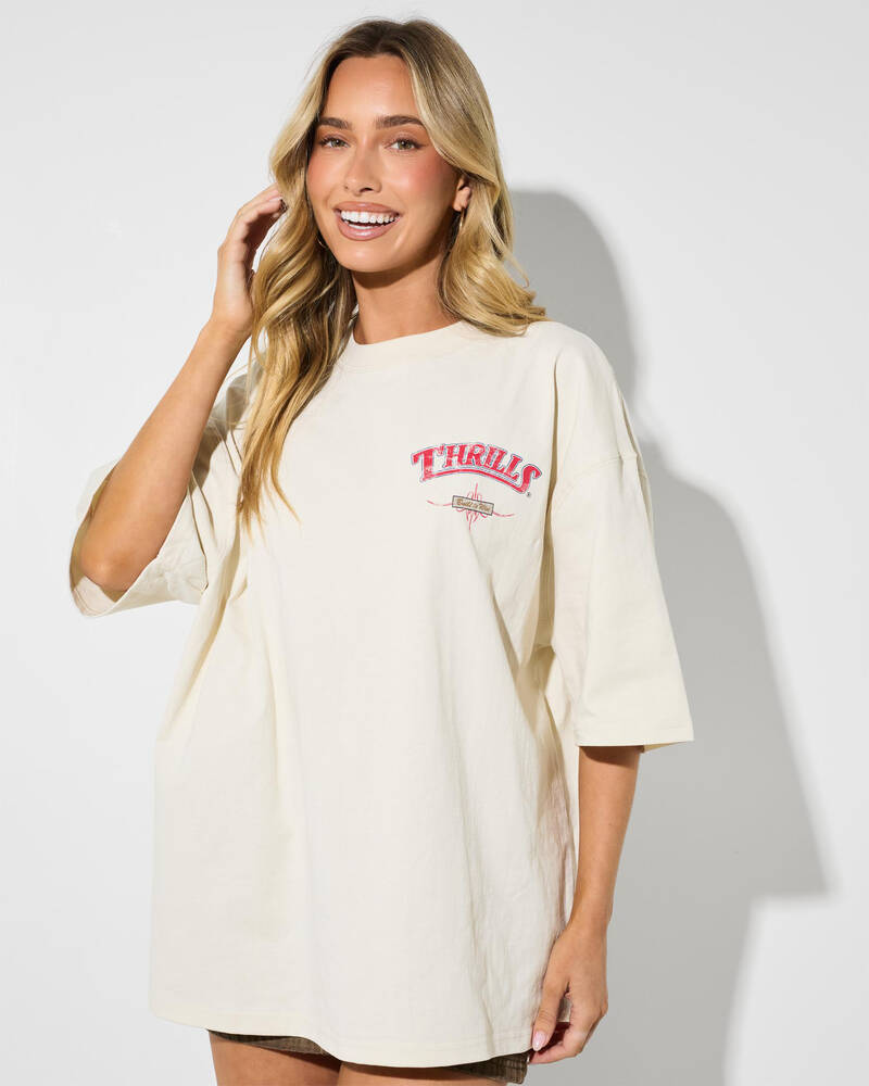 Thrills High Noon Oversized T-Shirt for Womens