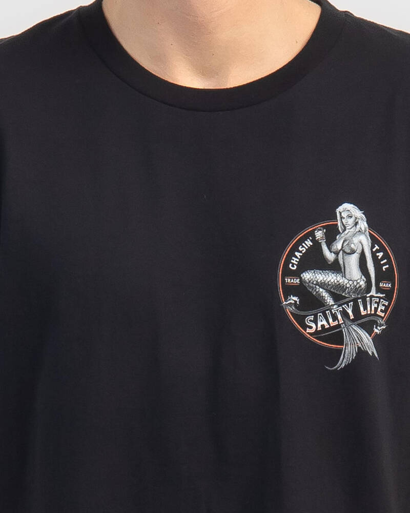 Salty Life Chasing Tails T-Shirt for Mens