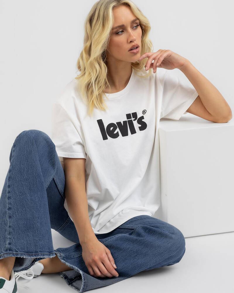 Levi's Poster Logo Oversized T-Shirt for Womens