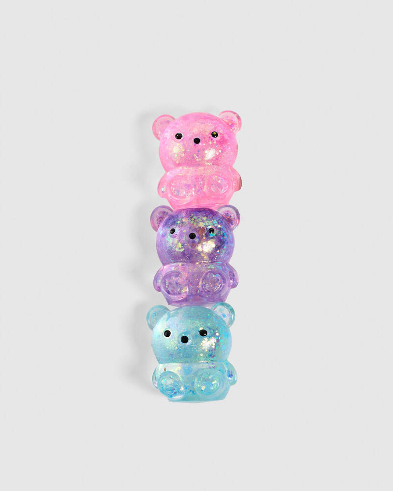 Scrunchems Squishy Bears 3Pk Fidget Toy for Unisex
