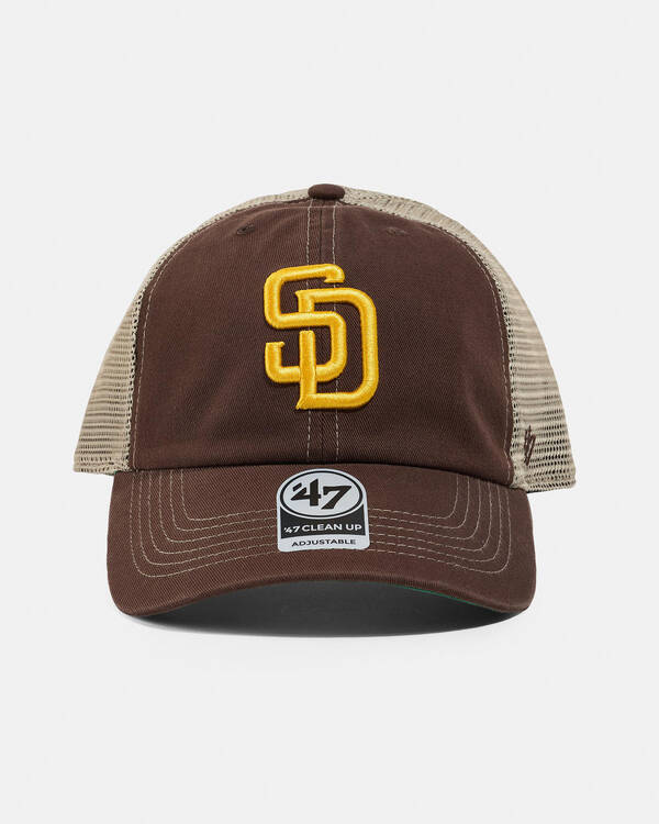 San Diego Padres Well Worn Trawler Clean Up Trucker Cap