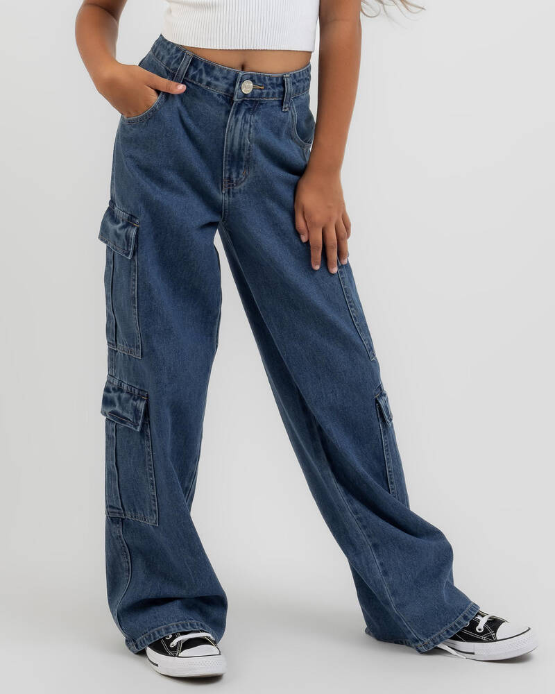 DESU Girls' Mackenzie Cargo Jeans for Womens