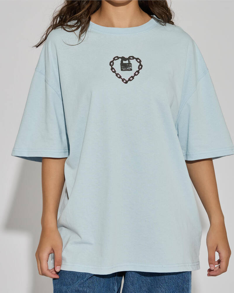 Worship Supplies Heavy Heart Relaxed Fit T-Shirt for Womens