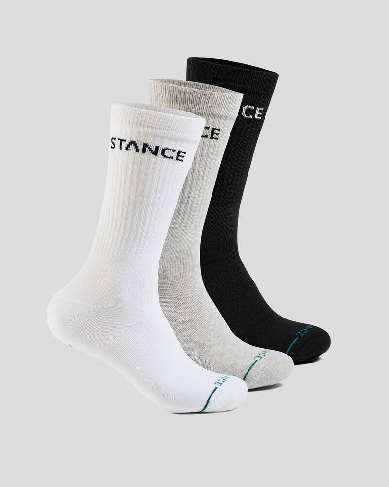 Stance Origin Crew Socks 3 Pack for Mens