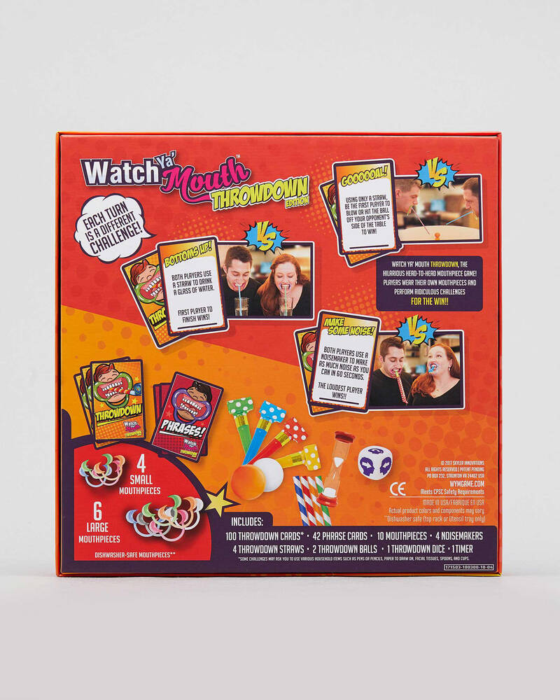 VR Distribution Watch Ya Mouth Throwdown for Unisex