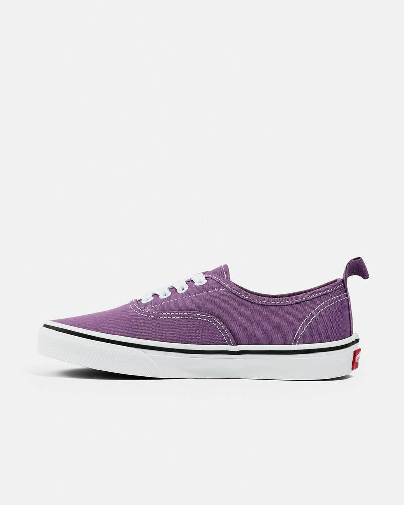 Vans Girls' Authentic Elastic Lace Flower Shoes for Womens