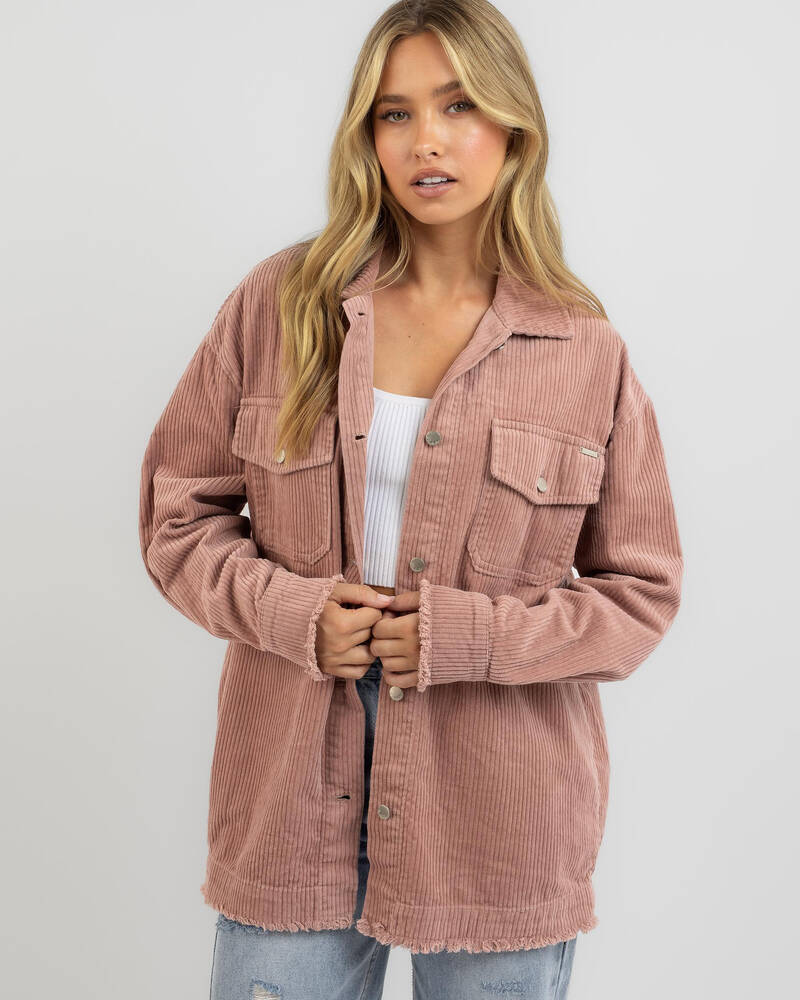 Mooloola Taylor Cord Shacket for Womens