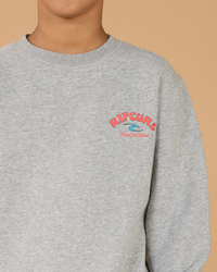 Rip Curl Boys' Shred Till Dead Crewneck Sweatshirt for Mens image number null