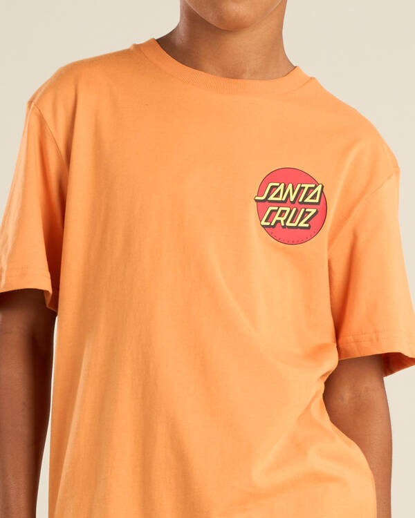 Santa Cruz Boys' Classic Dot Chest T-Shirt for Mens