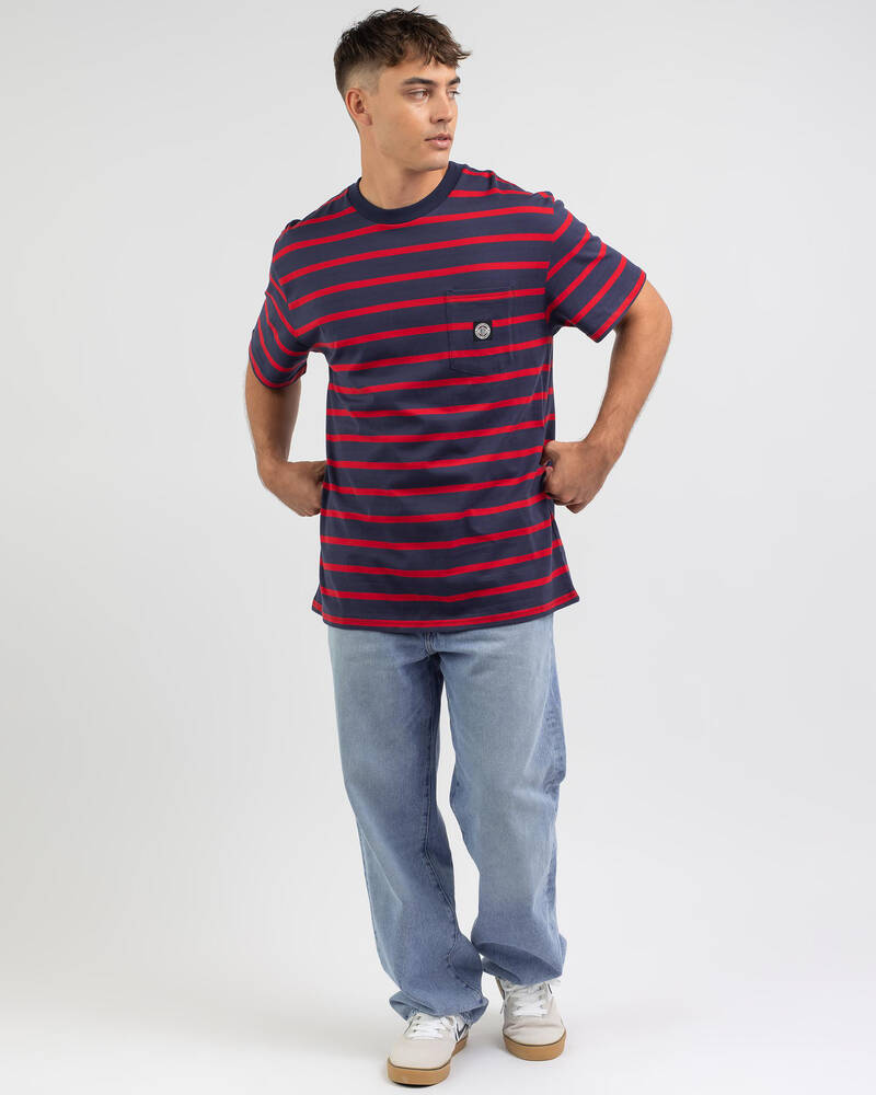 Independent BTG Summit Stripe Pocket T-Shirt for Mens