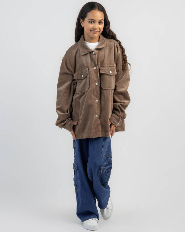 Ava And Ever Girls' Mila Cord Shacket for Womens