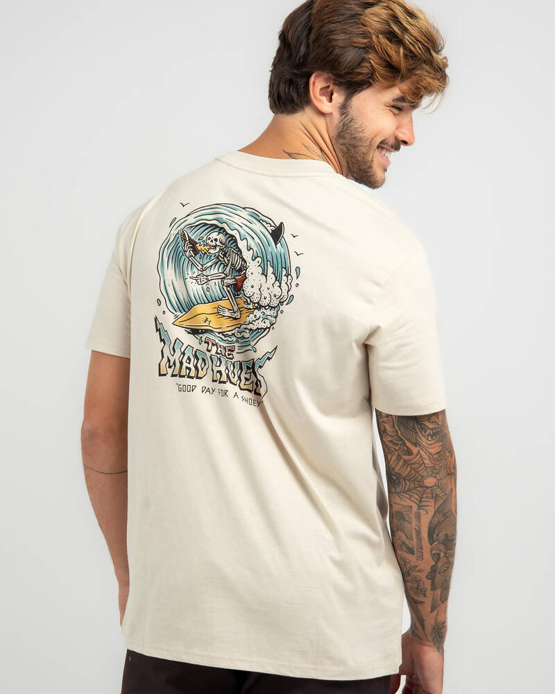 The Mad Hueys Surfing Shoey T-Shirt for Mens