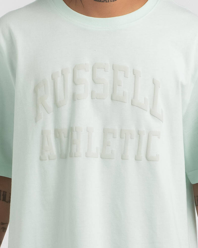 Russell Athletic Puff Arch Logo T-Shirt for Mens
