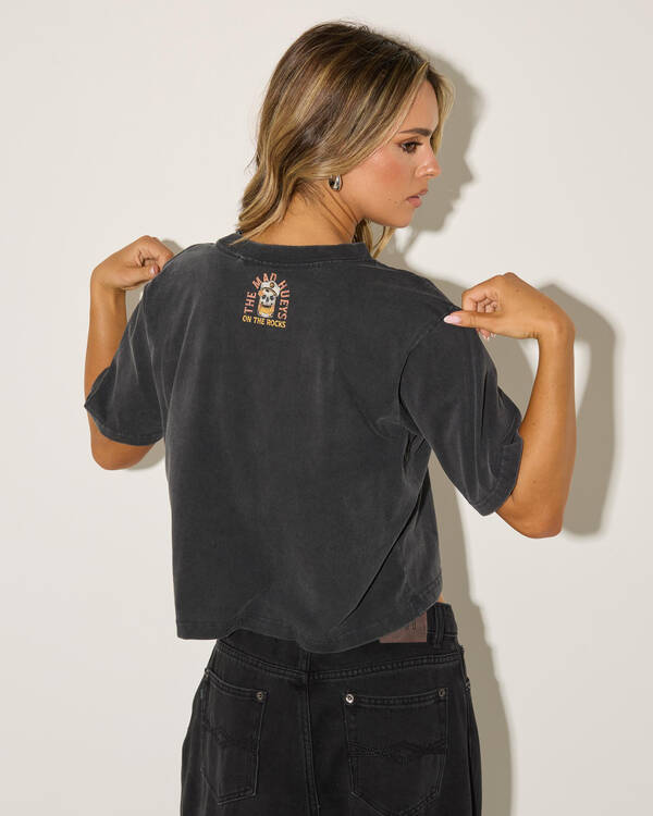 The Mad Hueys Triple On The Rocks Boxy T-Shirt for Womens