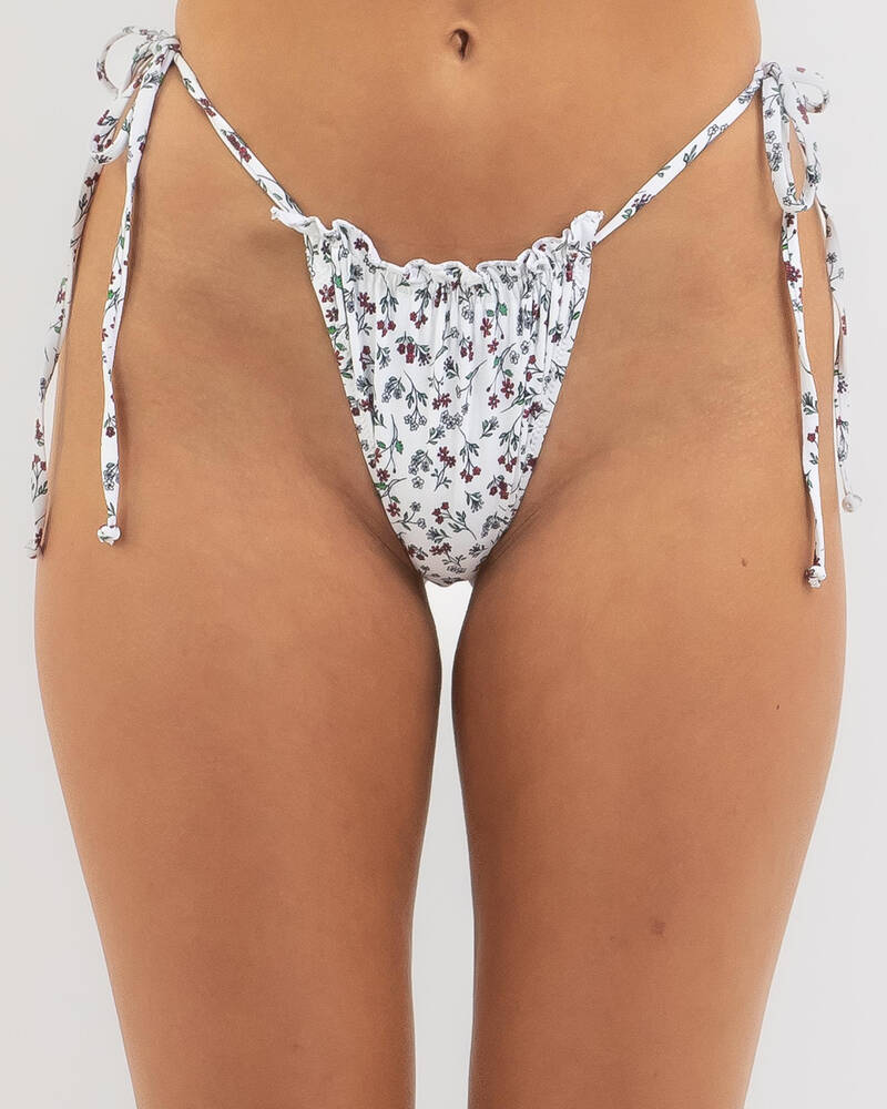 Kaiami Cedar Itsy Tie Side Bikini Bottom for Womens