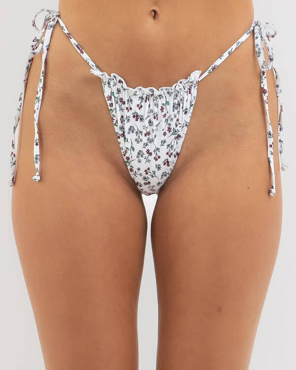 Kaiami Cedar Itsy Tie Side Bikini Bottom for Womens