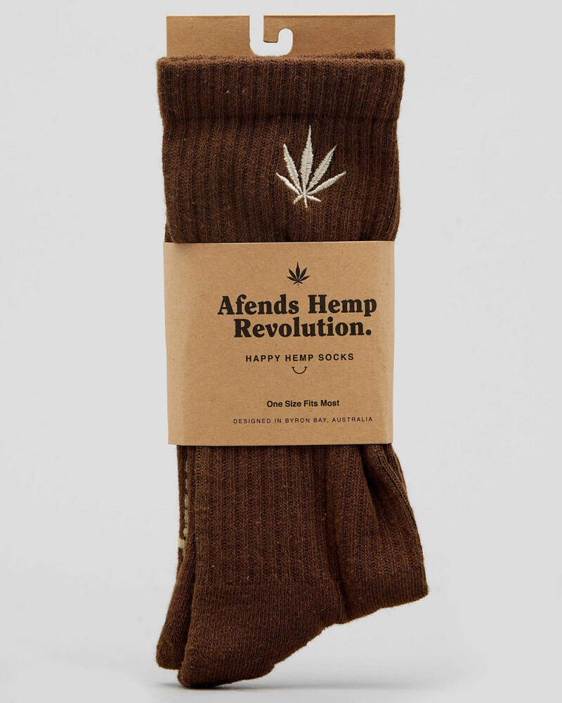 Afends Happy Hemp Socks for Mens
