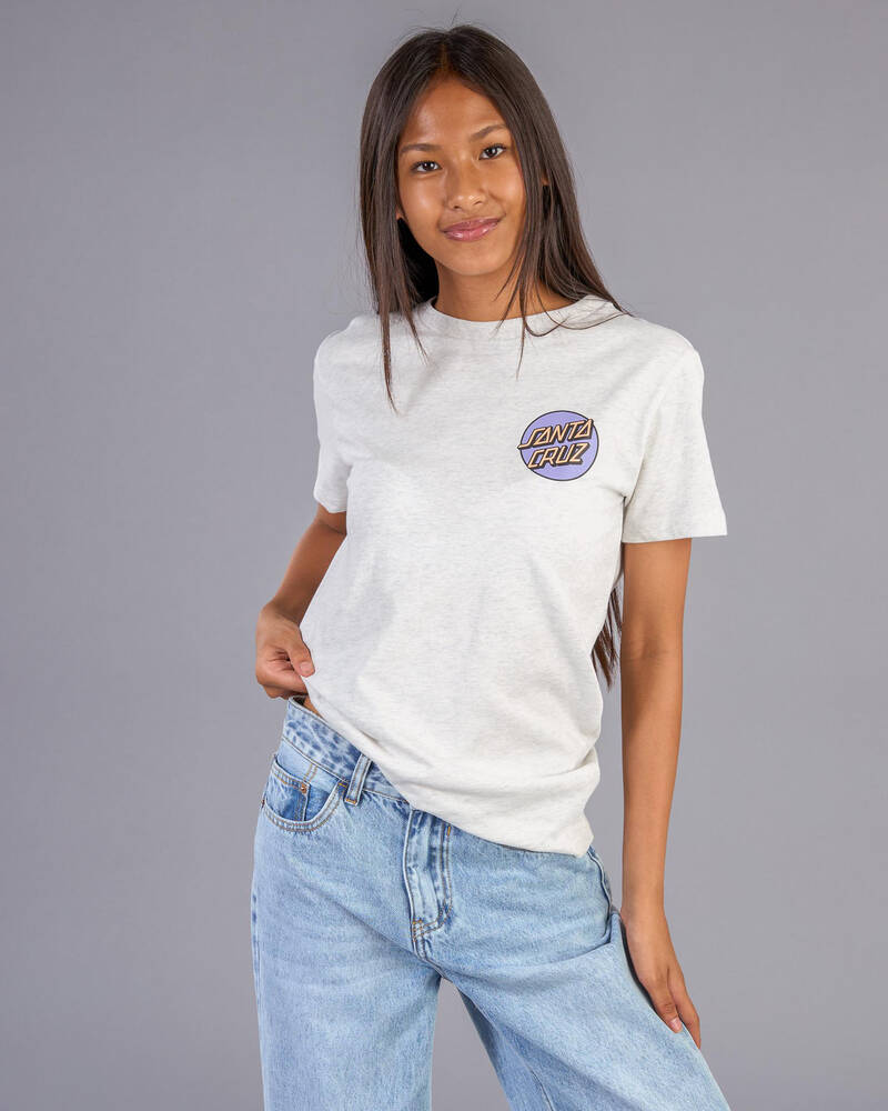 Santa Cruz Girls' Other Dot Reversible Chest T-Shirt for Womens