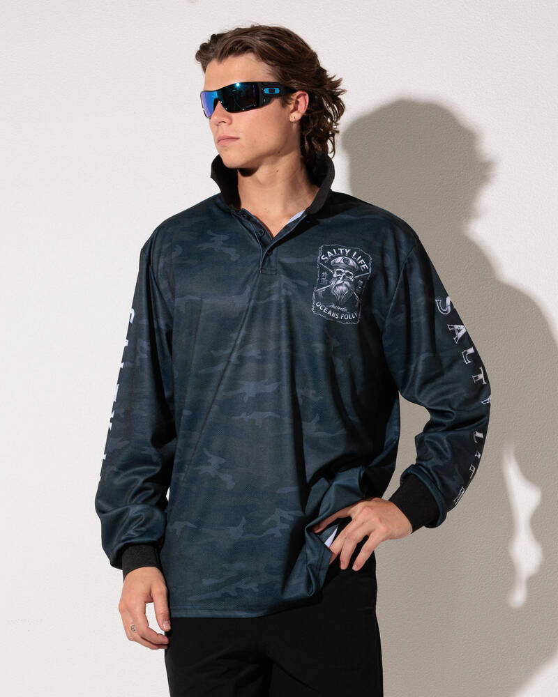 Salty Life Voyage Fishing Shirt for Mens