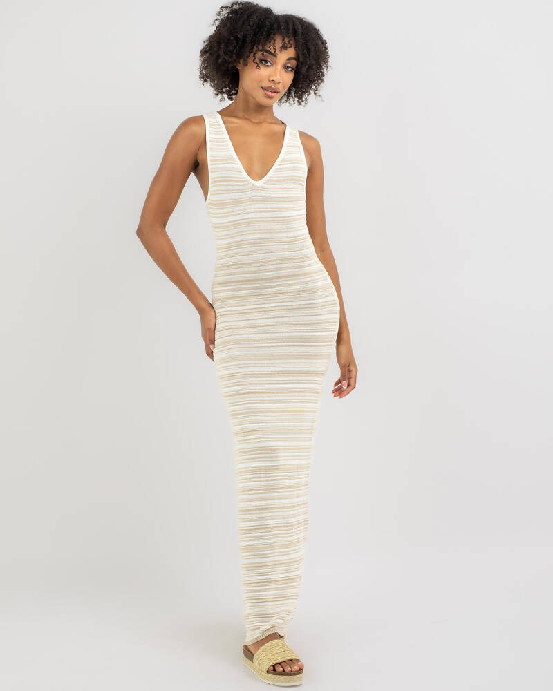Mooloola Piper Striped Maxi Dress for Womens