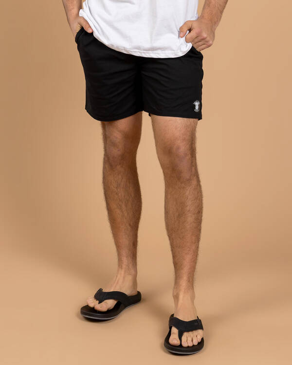 Glint Elastic Waist Shorts