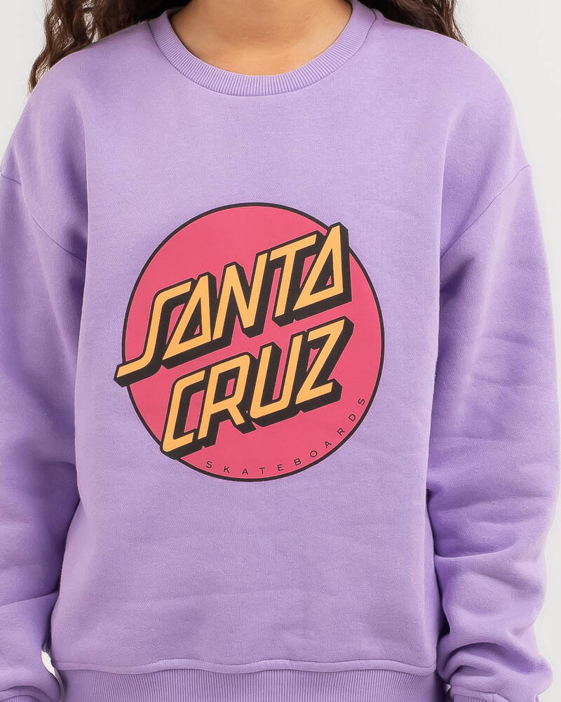 Santa Cruz Girls' Other Dot Sweatshirt for Womens