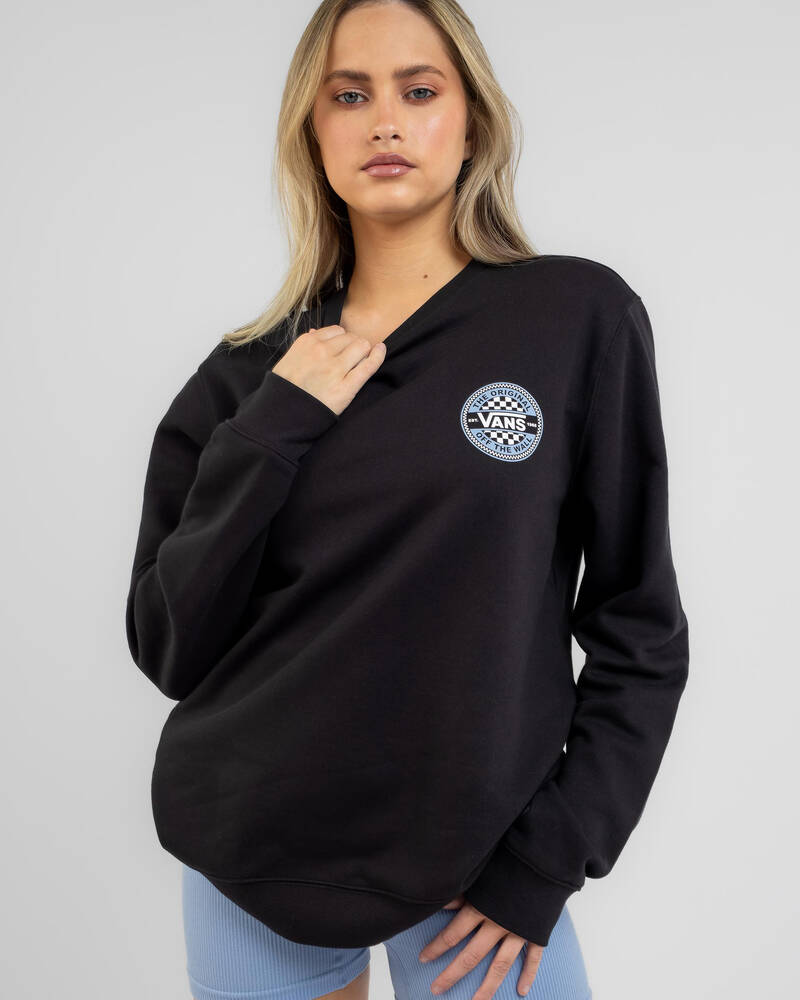 Vans Circled Checker Sweatshirt for Womens