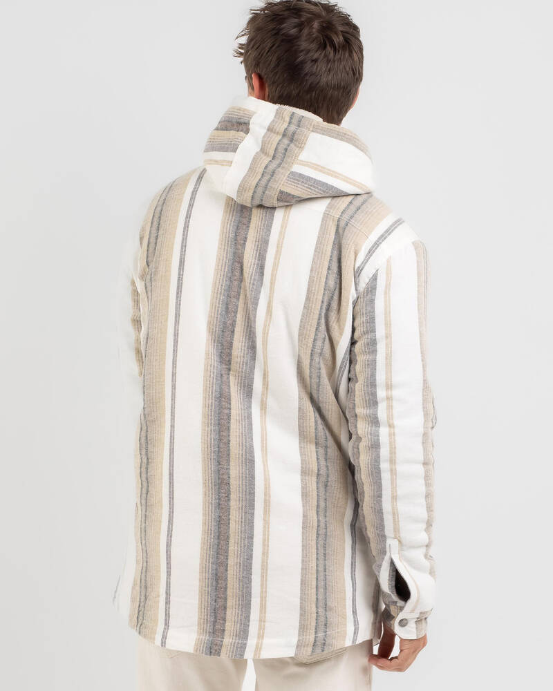 Skylark Lineage Long Sleeve Hooded Flannel Shirt for Mens