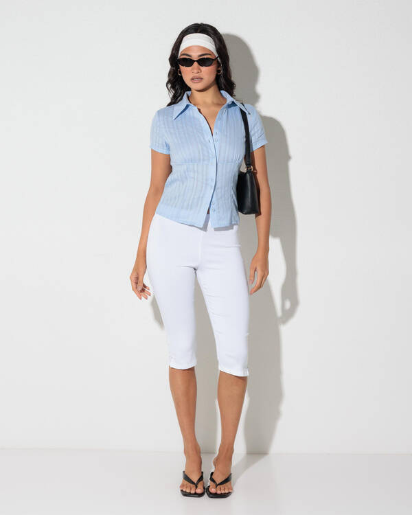 Ava And Ever Ingrid Short Sleeve Shirt for Womens