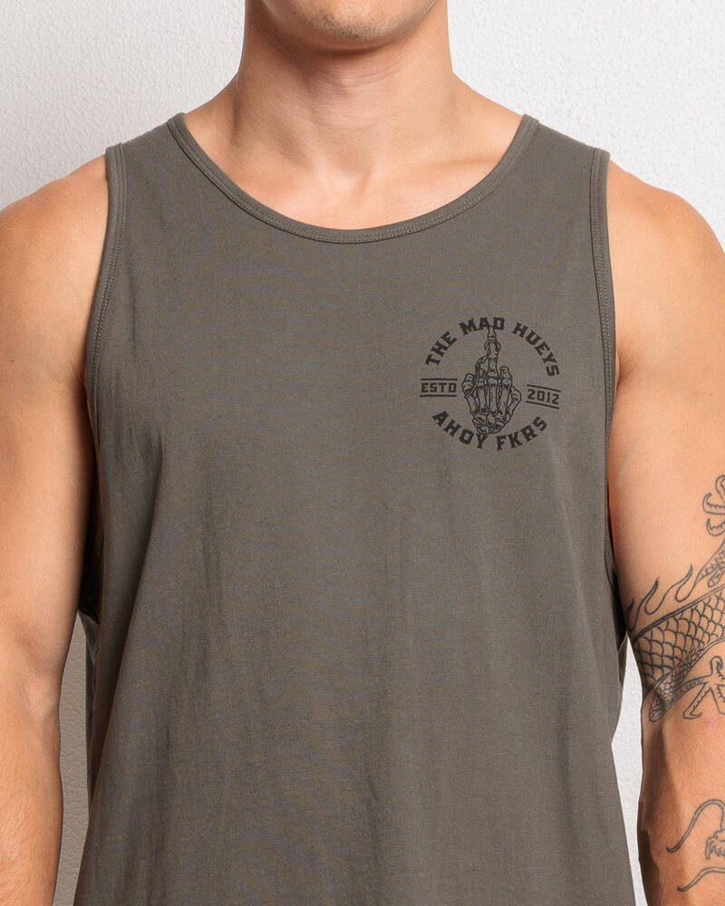 The Mad Hueys Fkrs Ahoy Singlet Tank for Mens