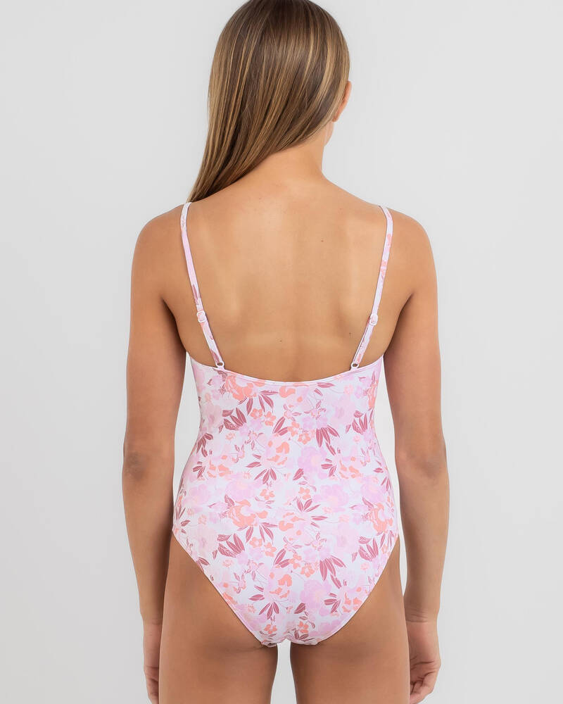 Roxy Girls' Lilac Skies One Piece Swimsuit for Womens